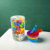 New Montessori Animal Sorting Sensory Toys for Kids Rainbow Counting Color Matching Fine Motor Skills Educational Activity Games
