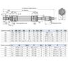 20 Mini Cylinder MAJ 75 Adjustable Stroke 100/125/150-25-50-S Full Bore Pneumatic