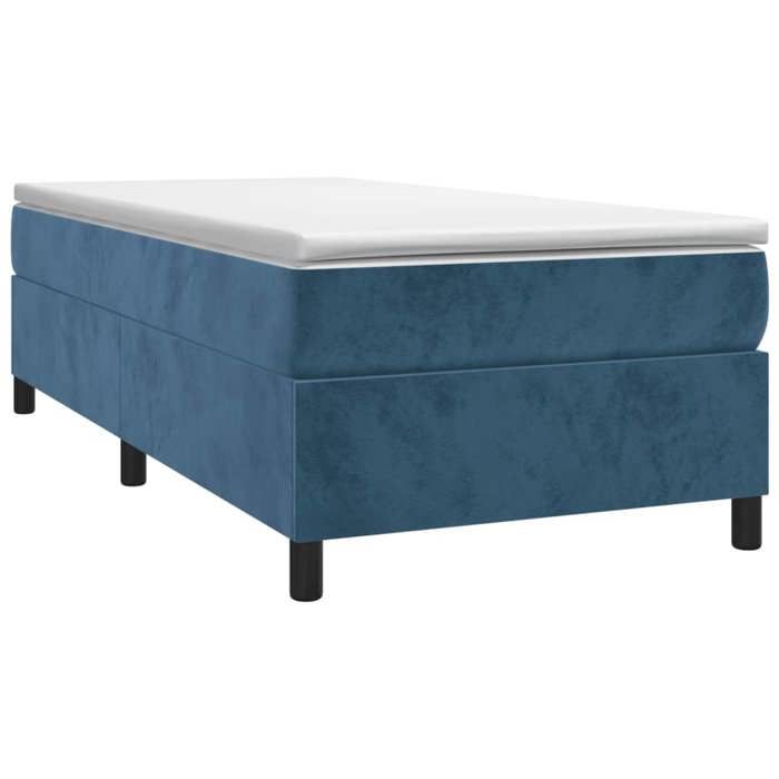 Cadre de lit avec matelas - Maison Exclusive - Velours doux - 90x200 cm - Relaxation maximale
