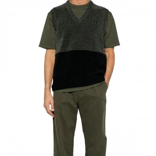 Fred Perry Mens Colour Block Chenille Vest Top