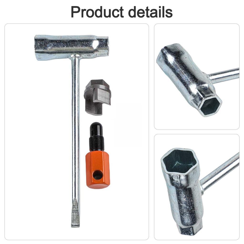 Flywheel Puller Chainsaw Clutch Tool For Chainsaw Maintenance Metal Construction Three-piece Kit For HUS340 HUS345 HUS350