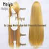 Meiya 100cm Long Straight Cosplay Wig with Inner Net & Realistic Scalp, Available In Multiple Colors