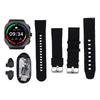 Smart Watch with Earbuds 1.46 Inch 360x360 Resolution Bluetooth Call Waterproofing Sports Sleep Fitness Tracker