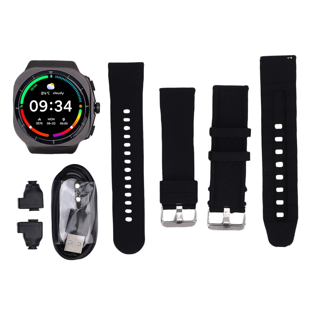 Smart Watch with Earbuds 1.46 Inch 360x360 Resolution Bluetooth Call Waterproofing Sports Sleep Fitness Tracker