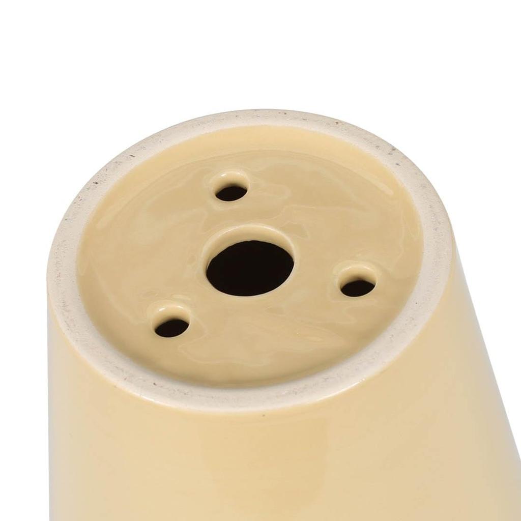 Dulton Botany Long Pot L Beige A Flower Pot Decorated with an Embossed Logo and Earth Colors Vertical BOTANY 6 Height Cm Diameter Cm No. 18.4 18.7