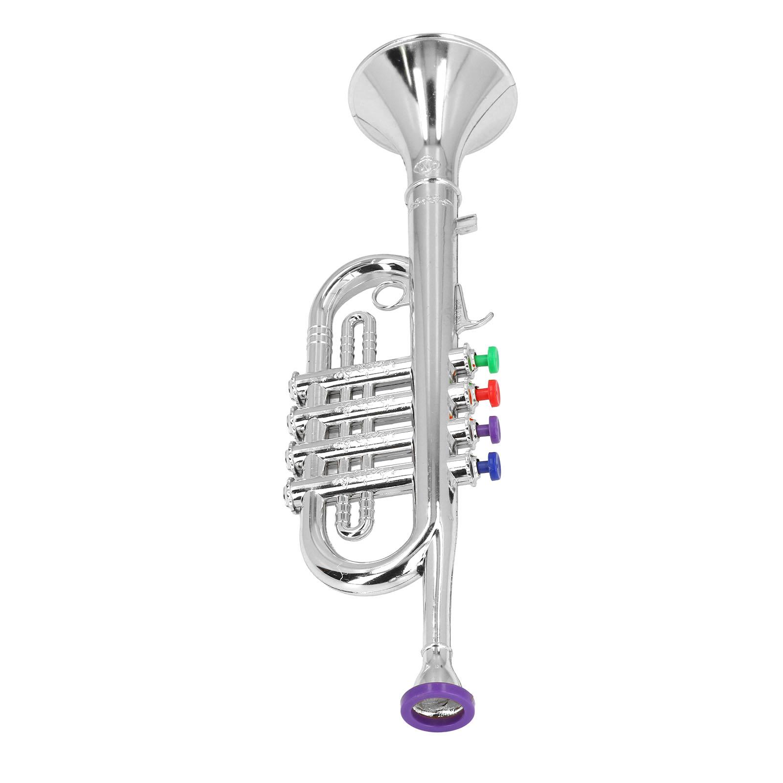 

Toy Saxophone for Kids with 3 Colored Keys 3 Early Education Musical Instruments Toy Trumpet for Toddlers Role Playing