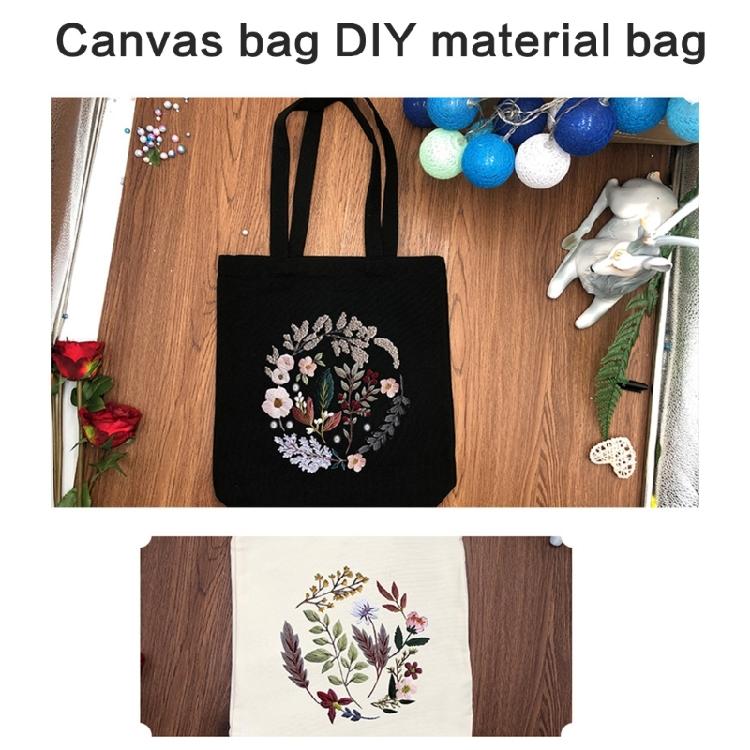 Canvas Bag Embroidery Kits Bag Crosses Stitching Kits Embroidery Starter Kits Embroidery Making Kits
