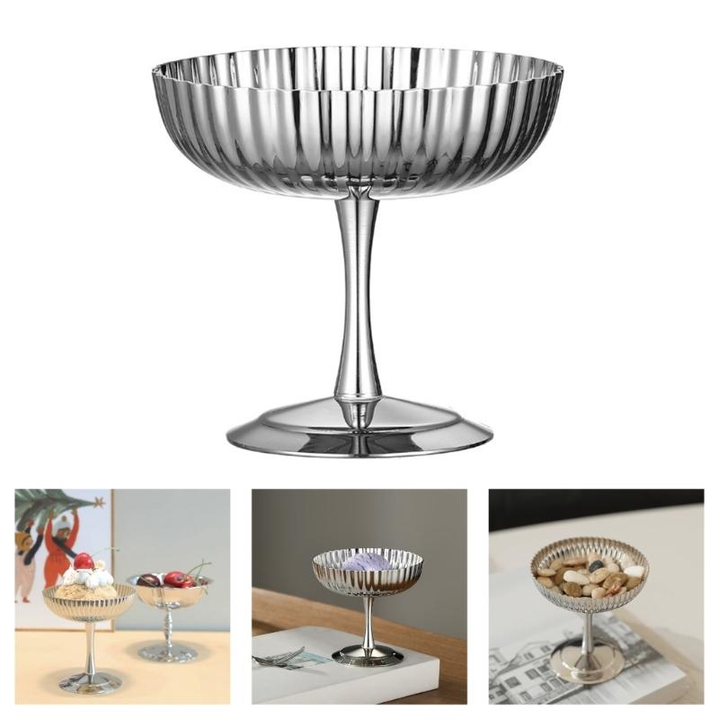 Edelstahl Dessertschale Doppellagig Isoliert Für Eis Sorbet Mousse Geschirr Dekoration