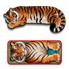 2D Flat Tiger Bedroom Carpet Water-absorbing Bedside Rug Creativity Doormat  Home Decor