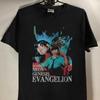 Neon Genesis Evangelion Character Black Short Sleeve Unisex T-shirt KH13279