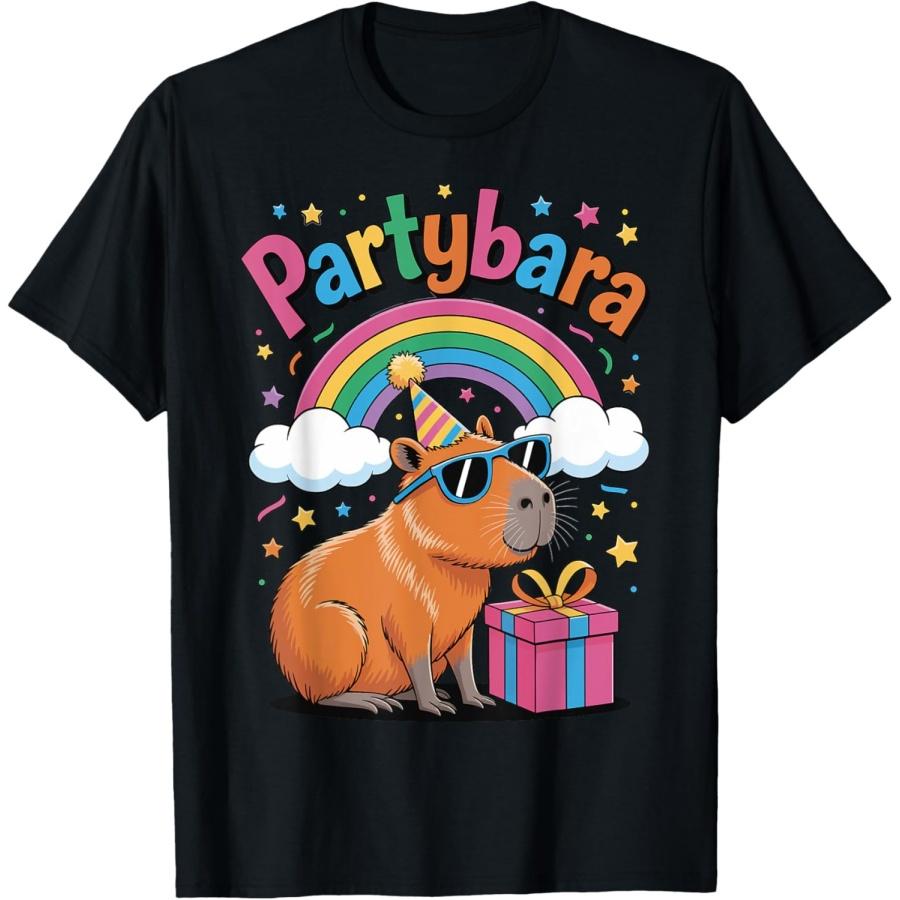 

Partybara Party Capybara Birthday T-Shirt XXXXXL чорний