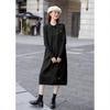 Chic Doll Collar Knitted Dress Set