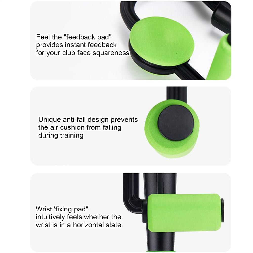 Golf Swing Corrector Aid Golf Swing Trainer Instant Feedback Golf Swing Correction Tool Square Training Grip Postures Trainer