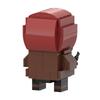 Building Block Is Compatible With Creative Red Hood, Square Head Boy Building Block Splicing Toy Model Gift Assembly