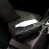 Car Sunshade Plate Tissue Box Universal Auto Interior Soft Leather Car Tissue Box Car Hanging Buckle Container Paper Bag Tools