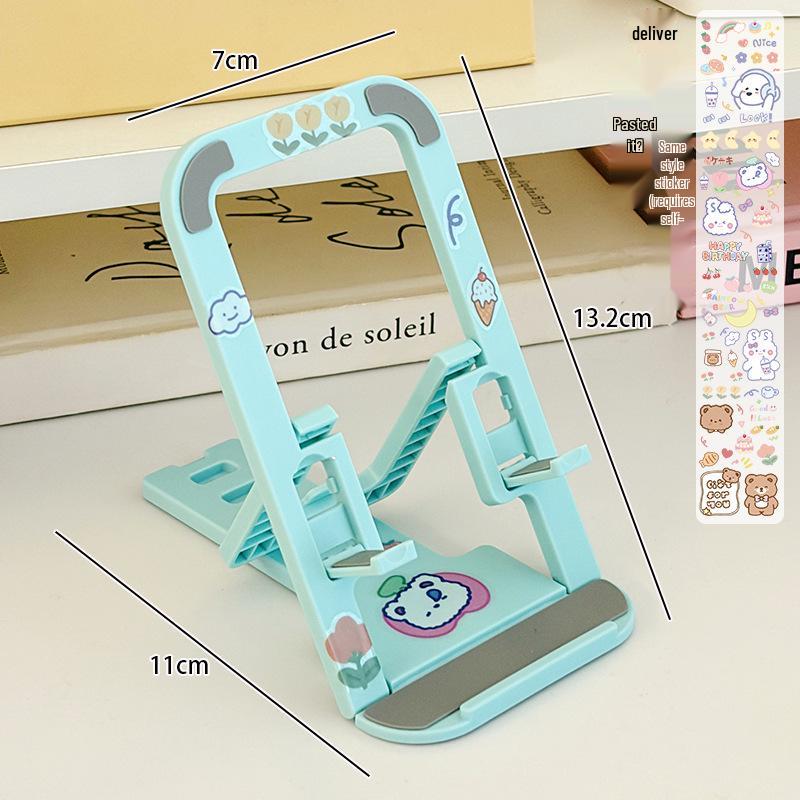 Foldable Cartoon Phone Holder, Portable Stand for Students and Dorms