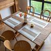 4pcs with Tassel Boho Burlap Placemats Bohemia Linen Braided Place Mats  Coffee Table