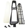 Cabin Air Conditioning Filter with Bracket for 1999-2010 Jeep Grand Cherokee L6 V6 V8 82208300 Air Filter Replacement Part