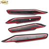 4PCS Fit For Honda Civic   Carbon Fiber Interior Door Armrest Cover Trim
