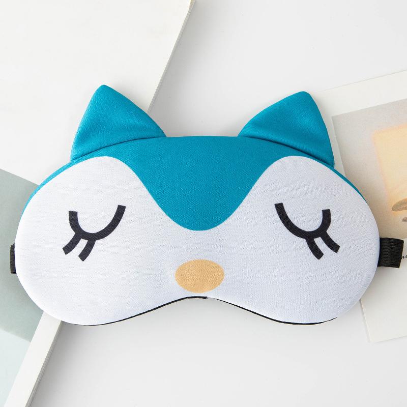 Anime Sleeping Eye Mask Søt Blindfold Eye Cover Mask Eyepatch Reise Hjem Øyne Slapp av Maske Øyenskygge