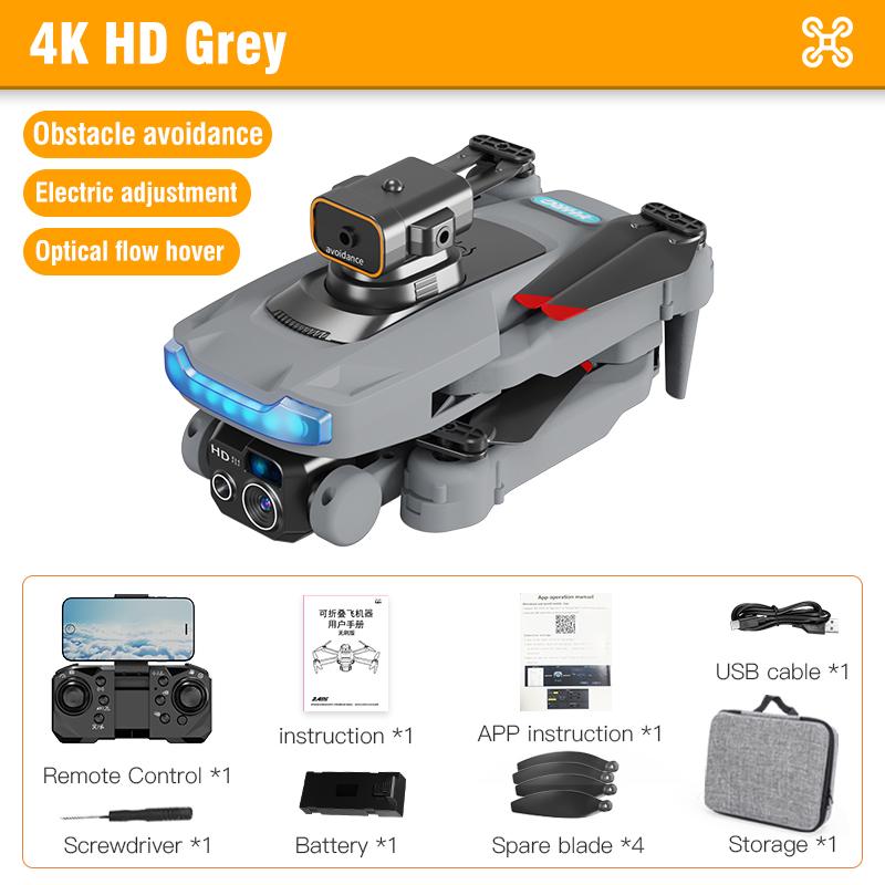 Non-Toxic P15 Drone Hd Camera 4K Real-Time Aerial Pography Obstacle Avoidance Aircraft Optical Flow Fixed Height Foldable Quadcopter