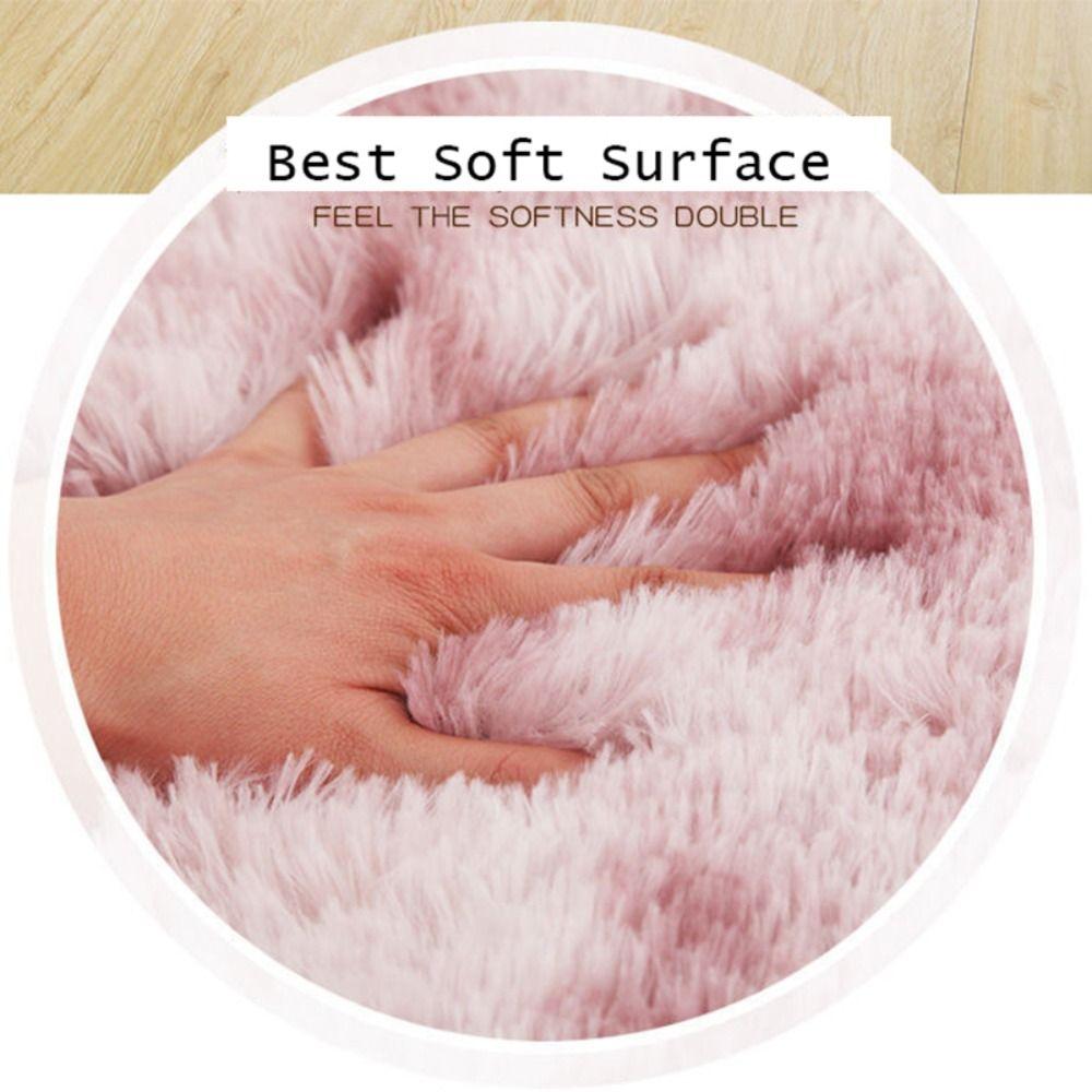 Slip Fluffy Shaggy Imitation Wool Floor Protection Sheepskin Rug Bedroom Mats Faux Fur Soft Rugs