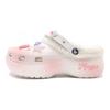 Crocs Classic Platform Clog Peach Blind MH Plan Casual Versatile Fashion Accessories Hole Shoes Women's Pink