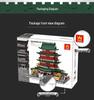 Wange Bricks 7212 Chinese Tengwang Pavilion Building Set Toy for Kids