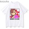 Dandadan Ayase Momo T-shirt DONNA Fantasy Kawaii/Carina T-shirt prevalenti 100% cotone T-shirt estive casual a maniche corte Cartone animato