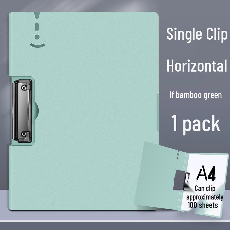 Thick A4 Clipboard with Double Clips and Loose-leaf Holder for Office Use