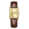 Fashion Luxury Watches for Man Simple Square Gold Dial Men's Watch Waterproof Tank Watches Clock Reloj Hombre New Year Gifts