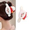 Santa Santa Hair Claw Clip Hair Jaw Clip Christmas Plush Barrettes Hairpin