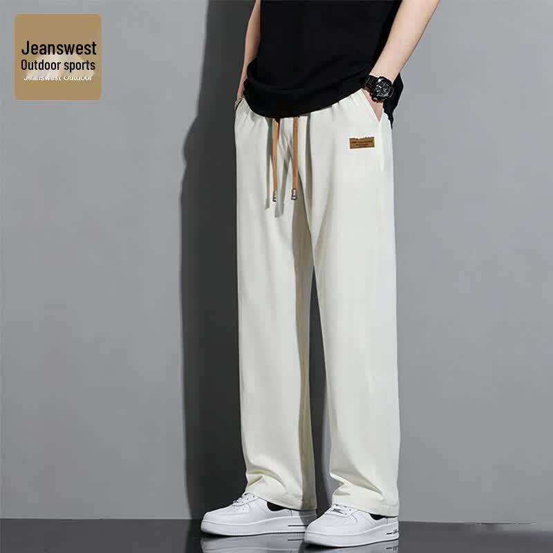 Jeanswest Men s Summer Loose Straight-Leg Casual Pants 2XL