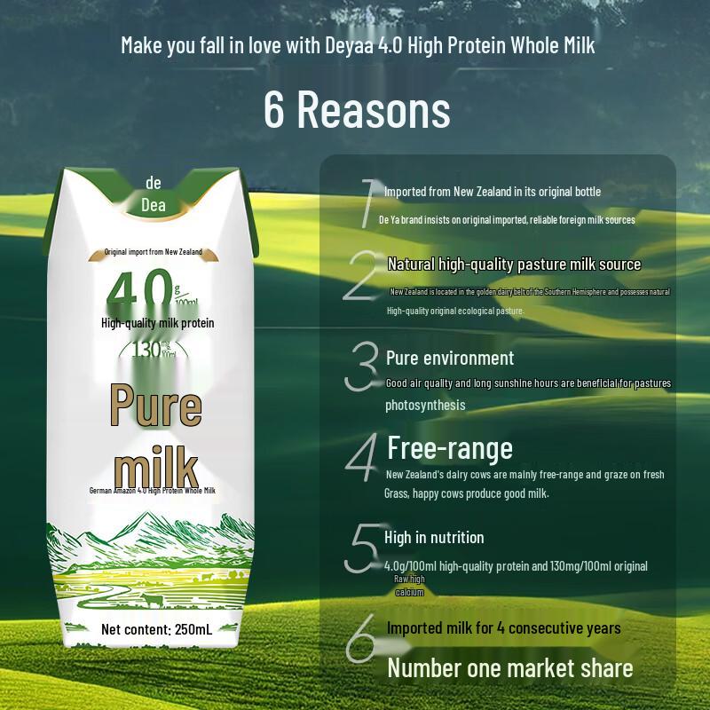 Devondale High Protein Milk, 24 X 250ml Pack