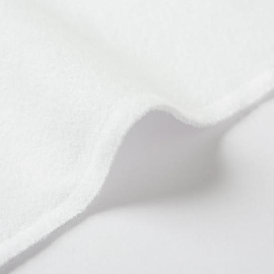 

Kishu Bashi Flannel White Plain Shoe 92cm Wide Fabric, 100% Cotton, Plain, 300-Count Flannel, 100-Ply Flannel, Weave, Double-Sided Brushed, Polishing, белый