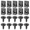 Auto Self-tapping Screw Fasteners Car Metal U-shaped Spacers Self-Tapping Screws Kit Auto Motorcycle Modification Accessories