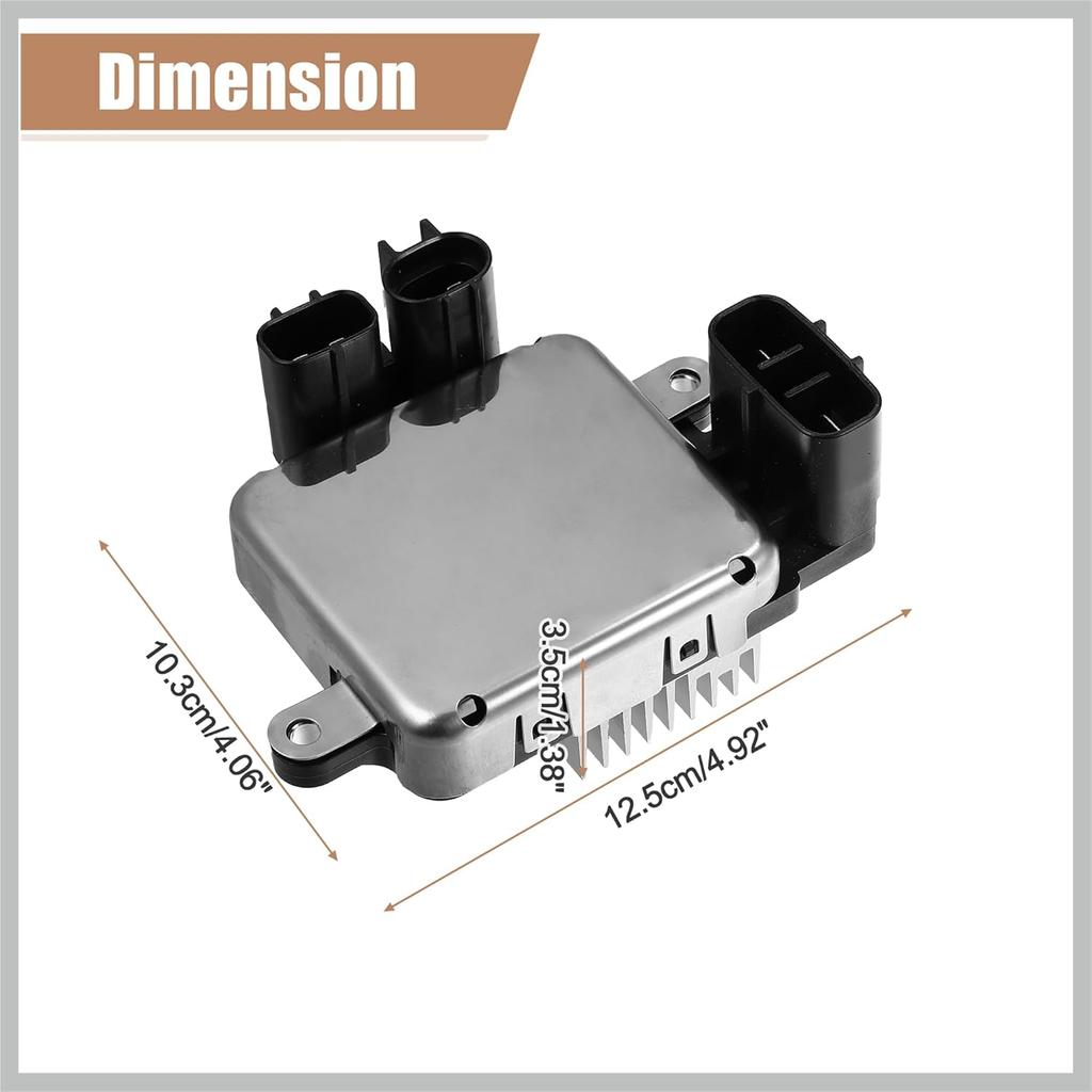 Engine Cooling Fan Controller for Toyota Avalon Camry Highlander RAV4 Sienna Venza Cooling Fan Control Module Replaces 89257-30060 89257-30070