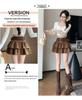 Air Layer Suede Plush High Waist Petite Slimming A-Line Skirt - 2025 Autumn/Winter Collection
