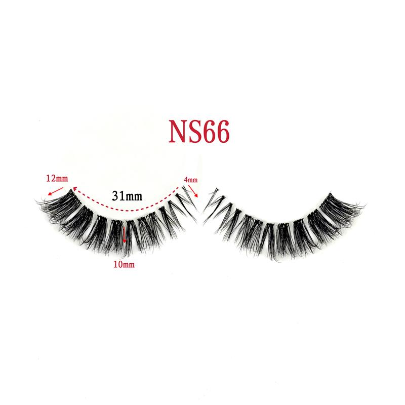 Comfortable Thin Lash Band Synthetic Hair Handmade Full Strip Cruelty-Free Eyelashes Custom Lashes Accessories