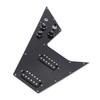 Sorandy Loaded Wiring Pickguard Set for Flying V Electric Guitar 2-Coil Split Mini Humbucker 12 Side Screw Holes