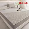 Summer simple latex mat three-piece set household summer thickened mattress ice silk latex mat solid color simple