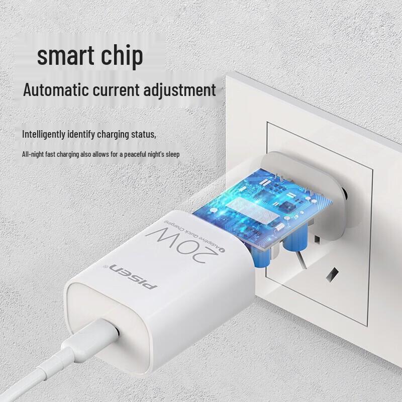 PISEN 20W USB-C PD Fast Charging Kit for iPhone & Android