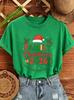 Familien-Weihnachts-Crew 2026 Druck T-Shirt Gemeinsam Erinnerungen schaffen Lustiges passendes Feiertags-T-Shirt Familientreffen Weihnachten Geschenk Oberteile