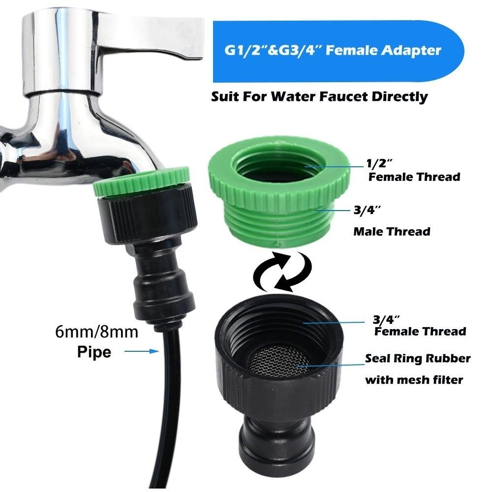 Female BSP Water Hose Connector 1/2 Inch Garden Hose Adaptor New BSP Connector  Outdoor