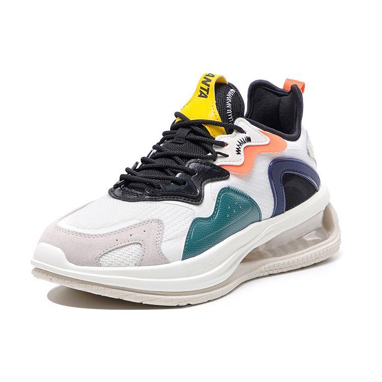 Anta Niskie buty lifestyle codzienne męskie sneakersy kość słoniowa-białe 112138812-5