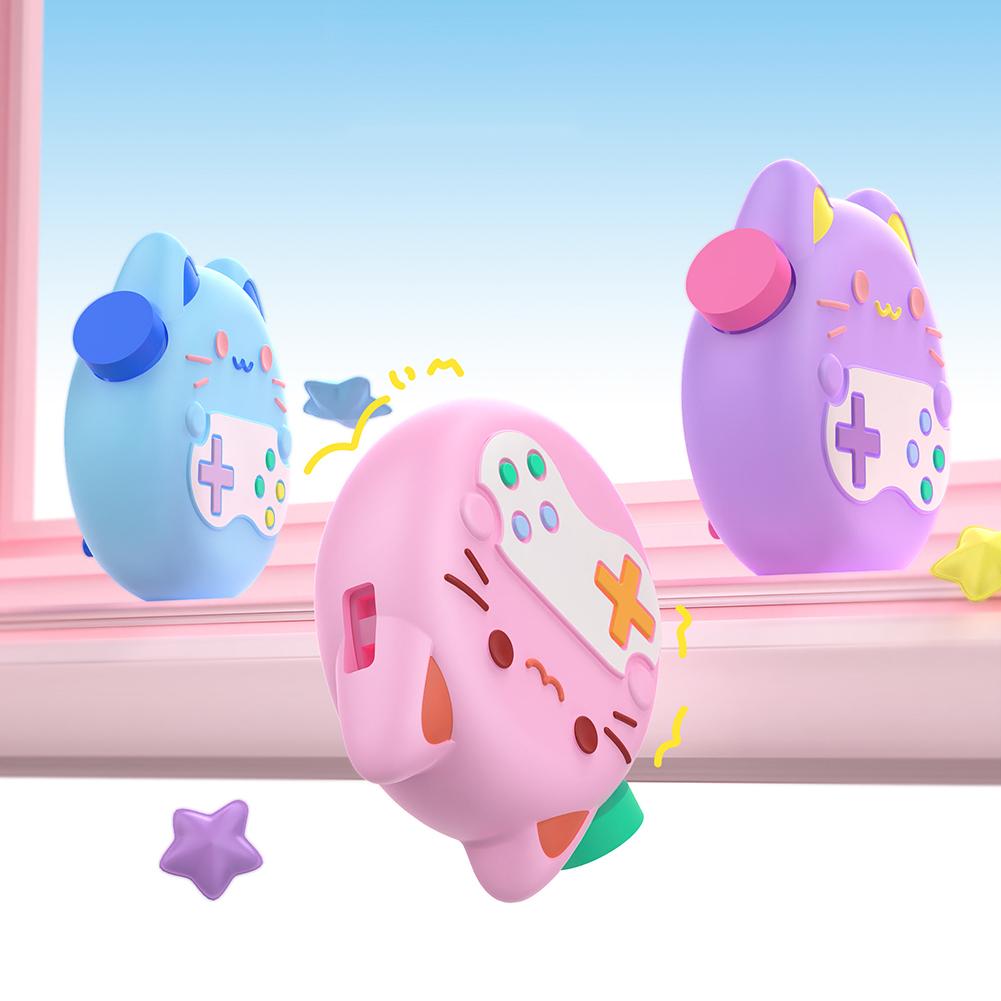 Non-Slip Carrying Case for Tamagotchi Paradise Liquid Silicone Cute Protective Cover Games Console Soft Cover Fall Resistant