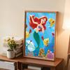 DIY Diamond Painting Mermaid Princess Cross Stitch Kit Mosaic Art Diamond Painting Full Circle Diamond Home Decoration