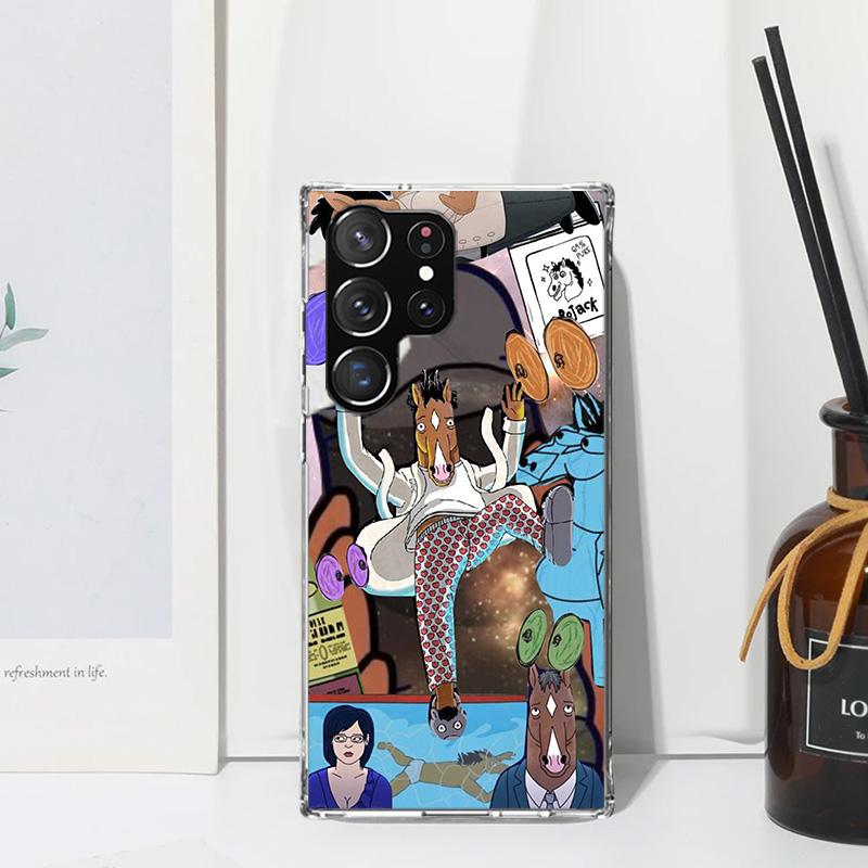 Cartoon B-BoJack Horsemans Phone Case For Samsung Galaxy S26 S25 Edge S24 FE S23 S22 Ultra S21 Plus S20 + Art Fundas Back Cover