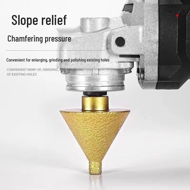 Diamond Chamfering Tool: Marble & Tile Drill Bit for Angle Grinders
