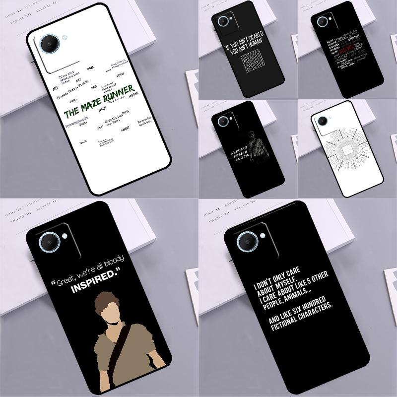 The Maze Runner Qoutes For Realme 13 12 10 11 14 Pro Plus GT 6T 6 5 GT7 Pro C55 C51 C21Y C25S C75 C61 C53 C67 Case